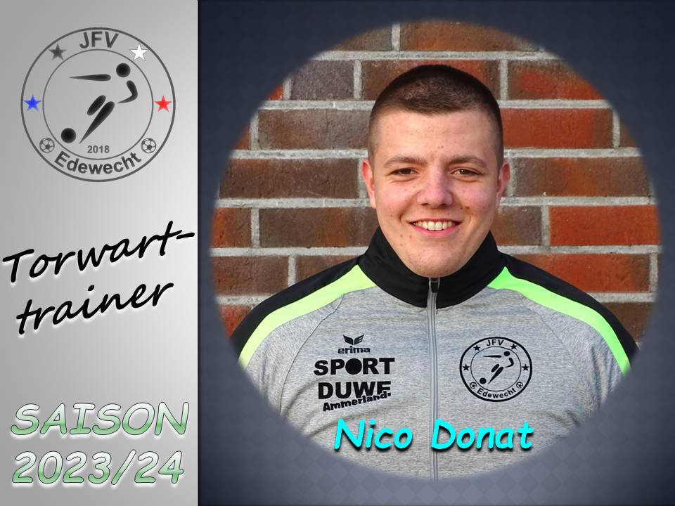 Torwarttrainer Nico Donat